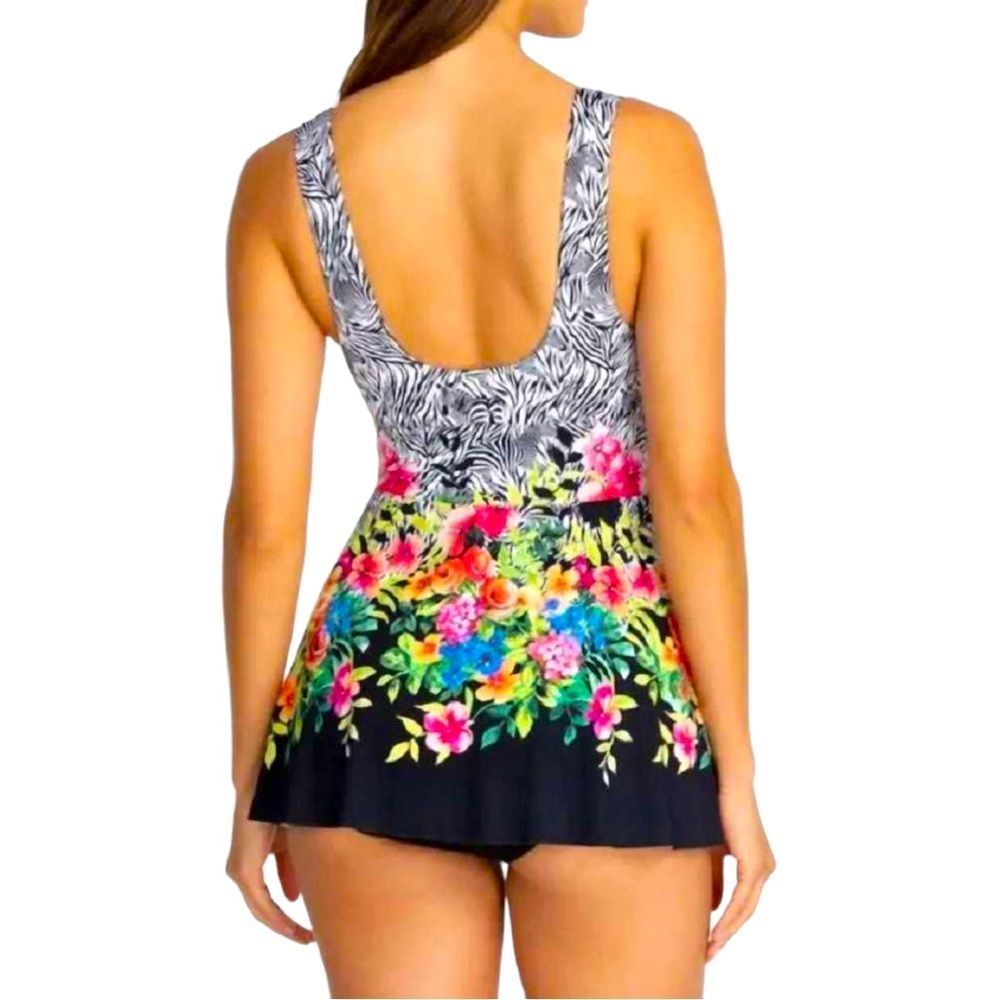 ⚠️SOLD-EB-1/5/23⚠️Johnny Was Rose Skirted One Piece Swimsuit - Picture 11 of 16
